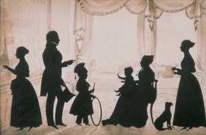 Silhouette der Familie Cramsie von O